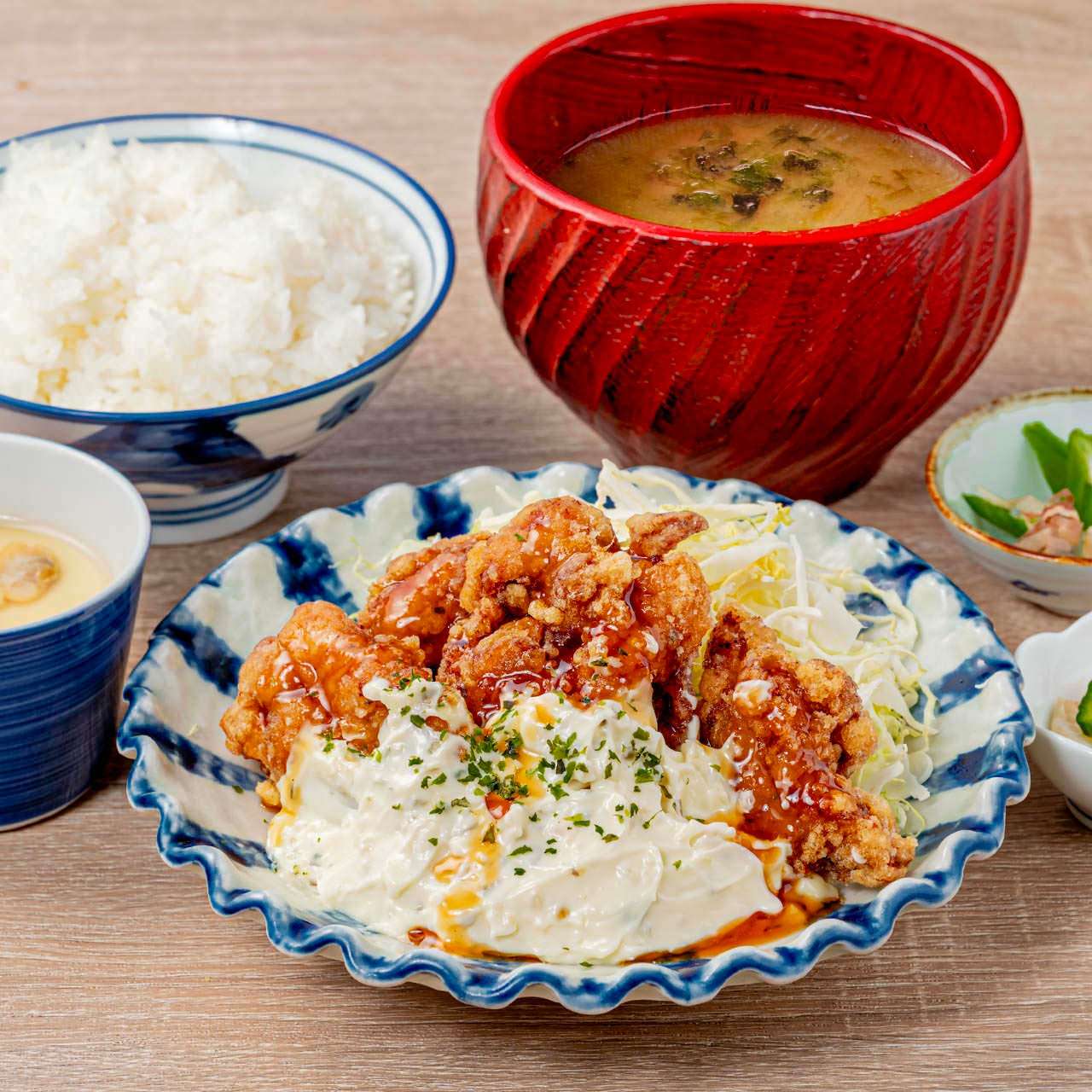 南蛮鸡肉套餐
