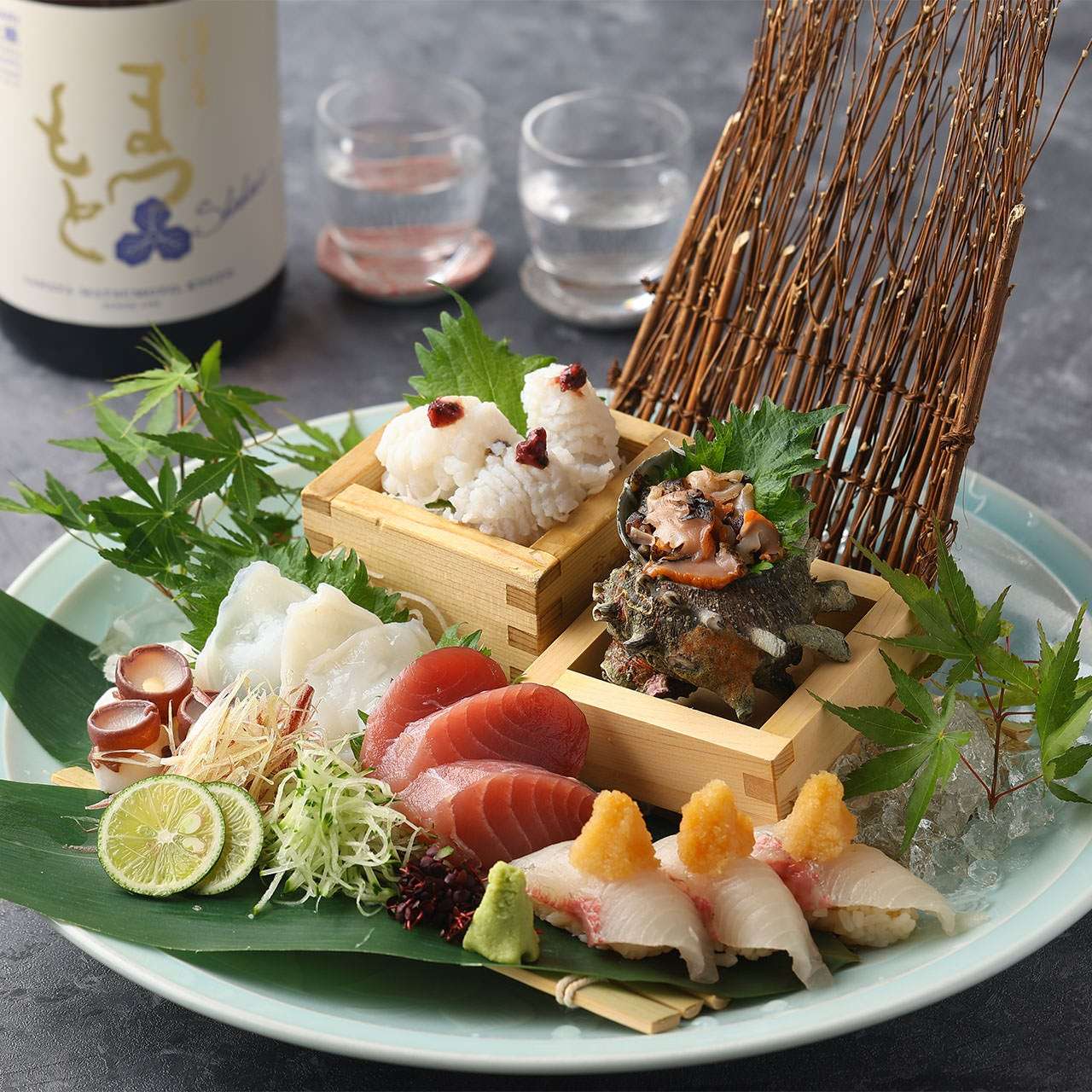 盛夏の刺身5種盛り合わせ