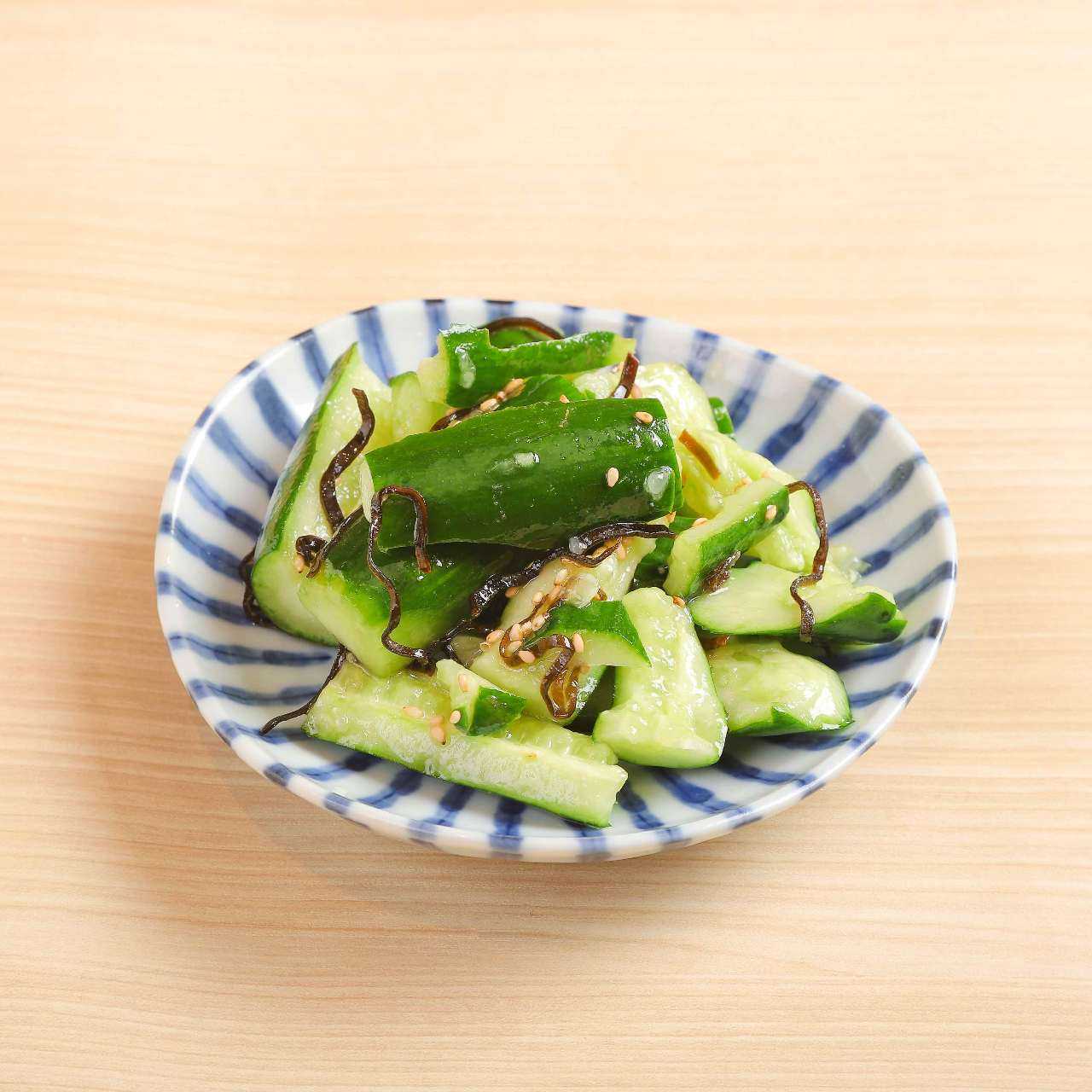叩ききゅうりと塩昆布のナムル