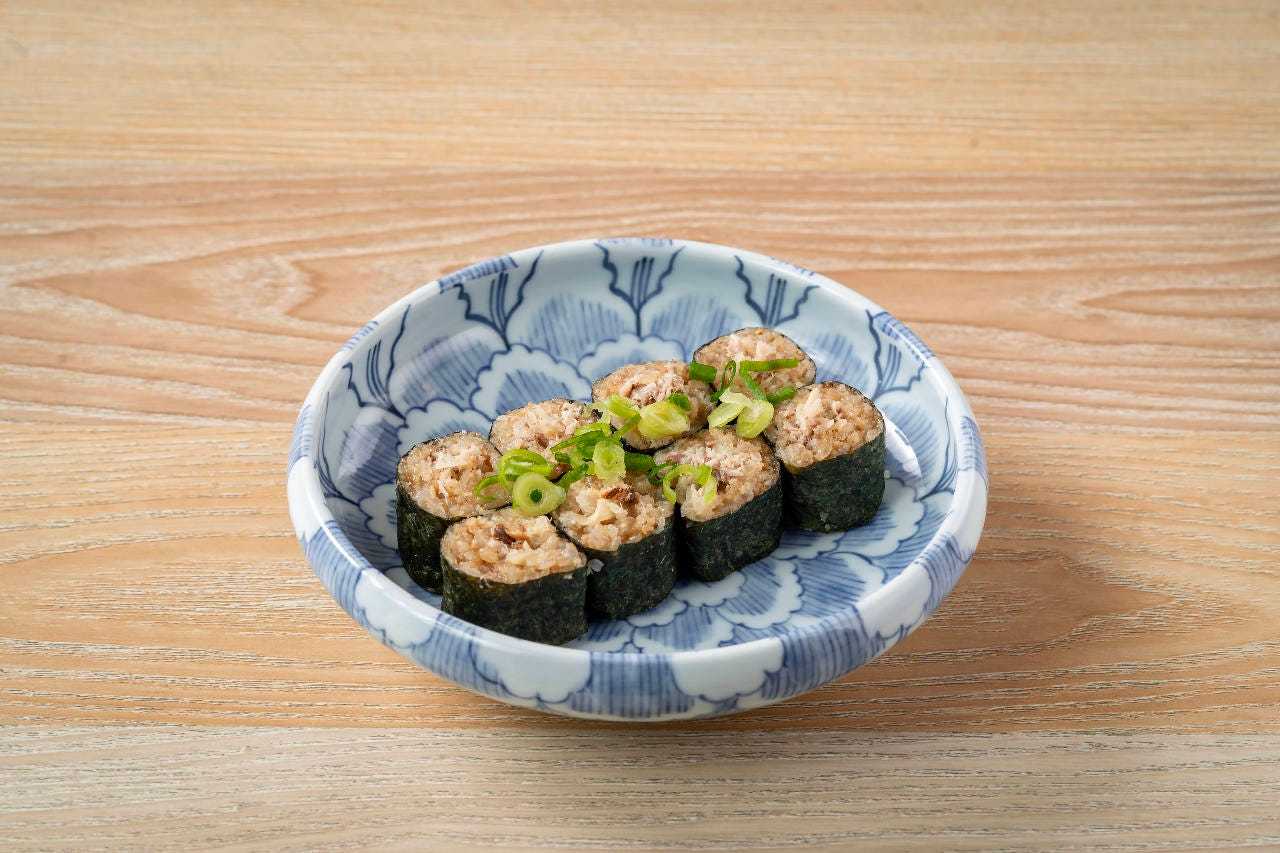 醃鯖魚佐地瓜卷