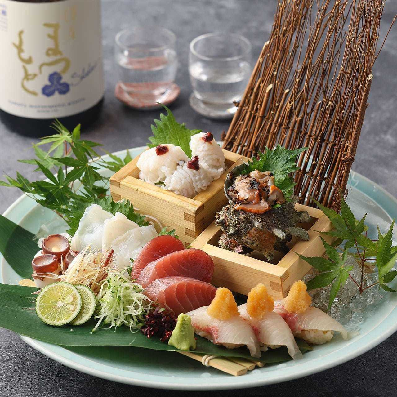 産直鮮魚　お造り五点盛り