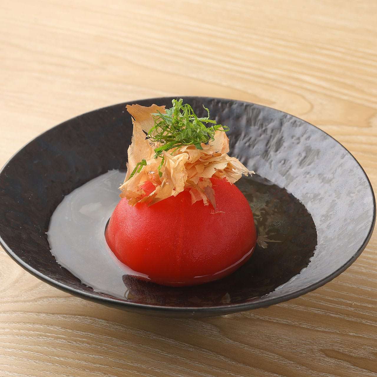 冷やし出汁トマト