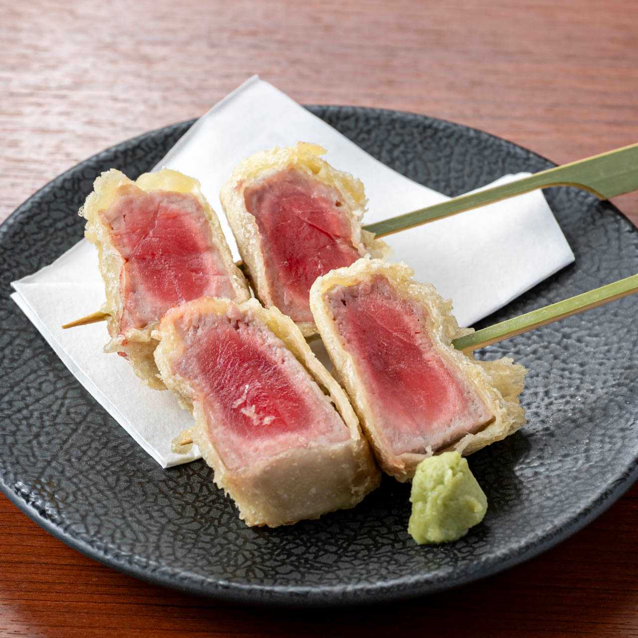 三崎まぐろのレア天串