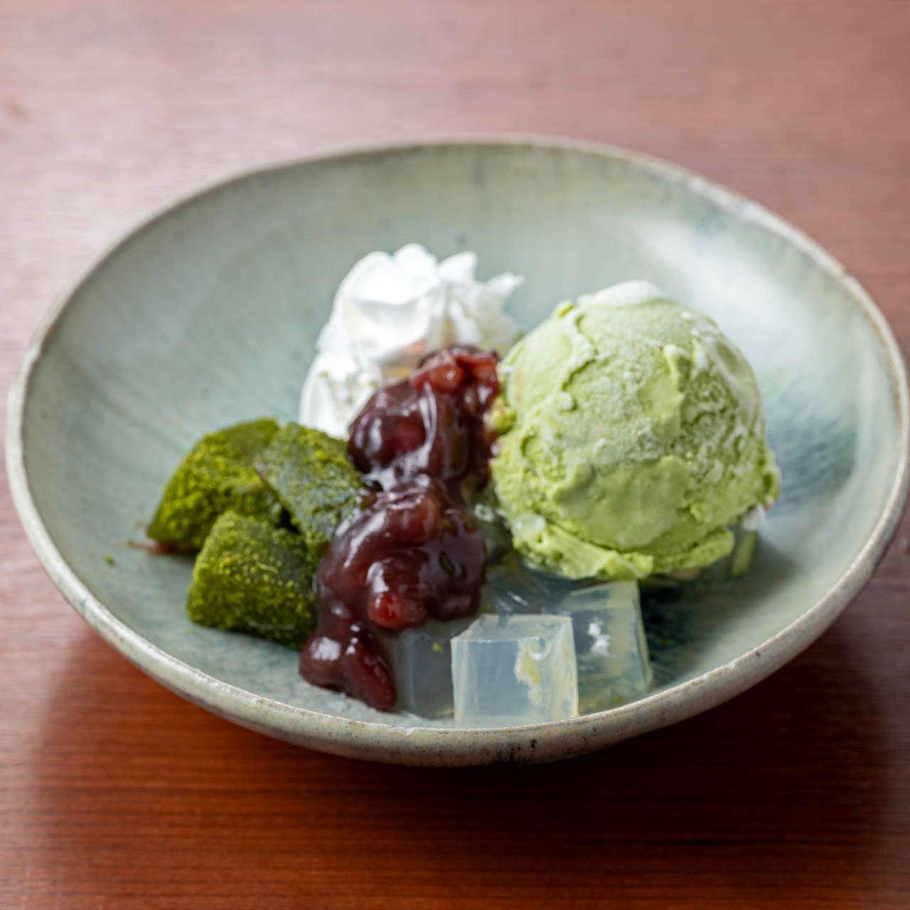 抹茶あんみつ