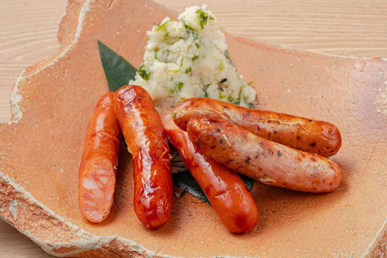 ソーセージの盛り合わせ