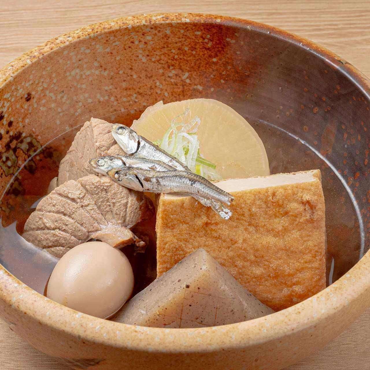 咲くらのおでん5種盛り合わせ