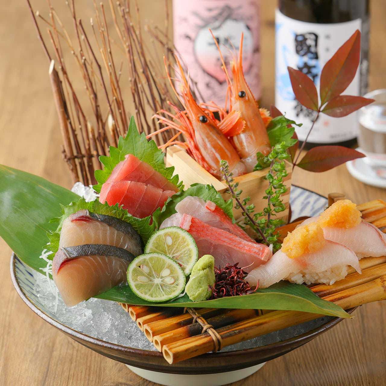 冬の味覚　刺身5種盛り合わせ