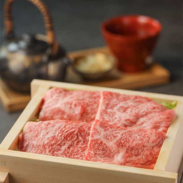 Steamed Japanese Black Beef Loin