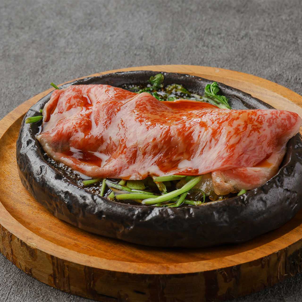 Sukiyaki with Japanese Black Beef and Sankan Celery