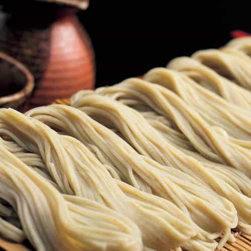 Hegi soba noodles from "Wada" in Ojiya City, Niigata Prefecture