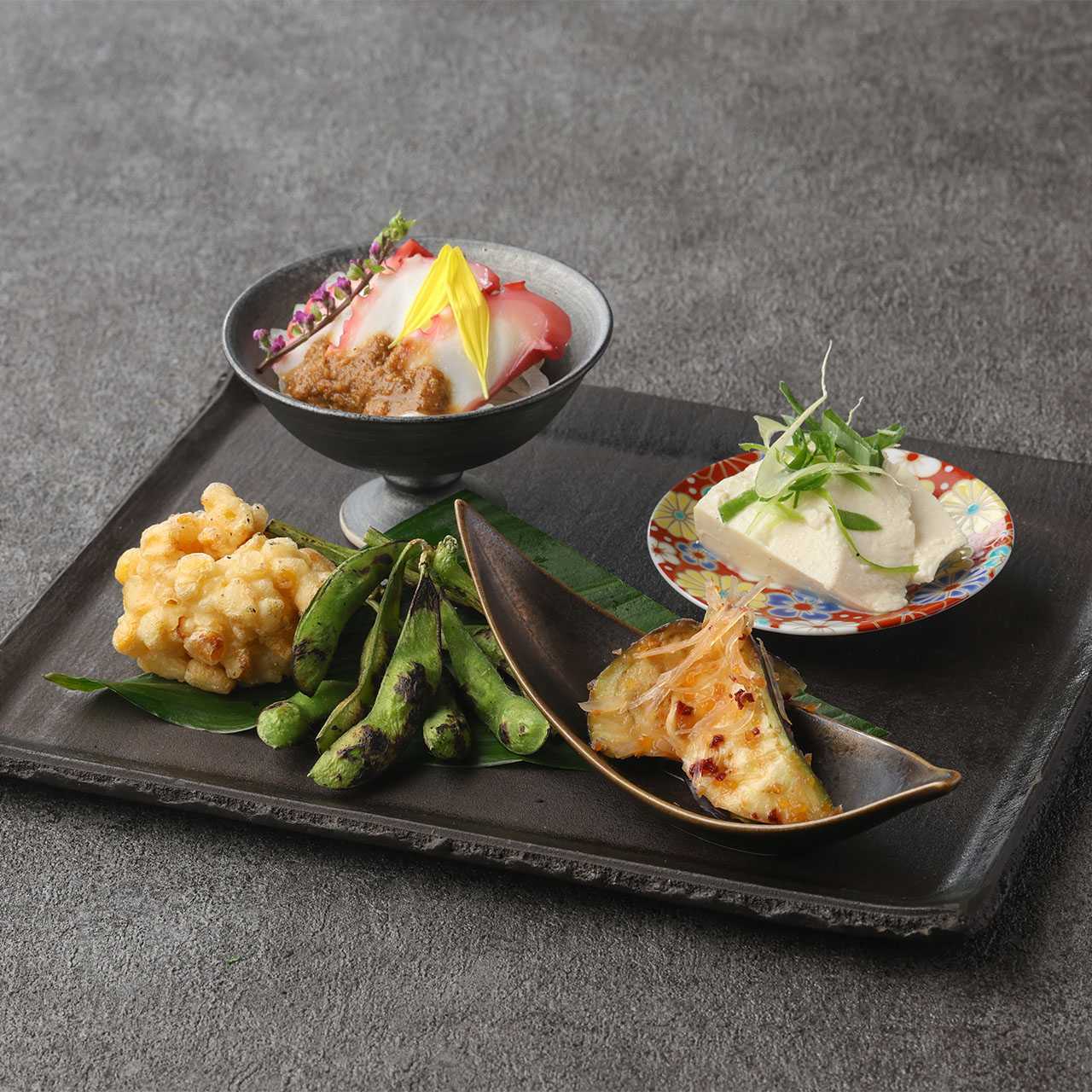 San's four-item assortment