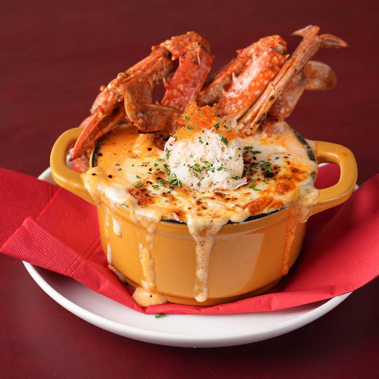 蟹のトマトスパゲティ～ボルケーノ風～