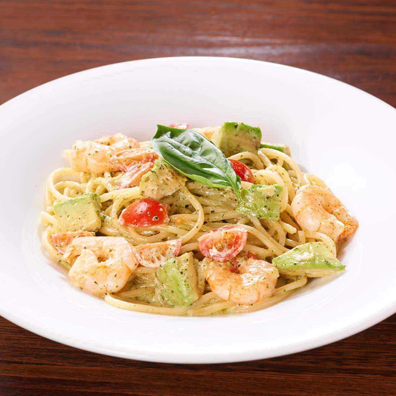 サーモンとキノコの豆乳クリームソース