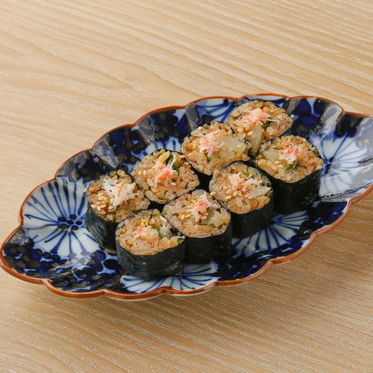 ズワイ蟹と数の子のアテ巻き