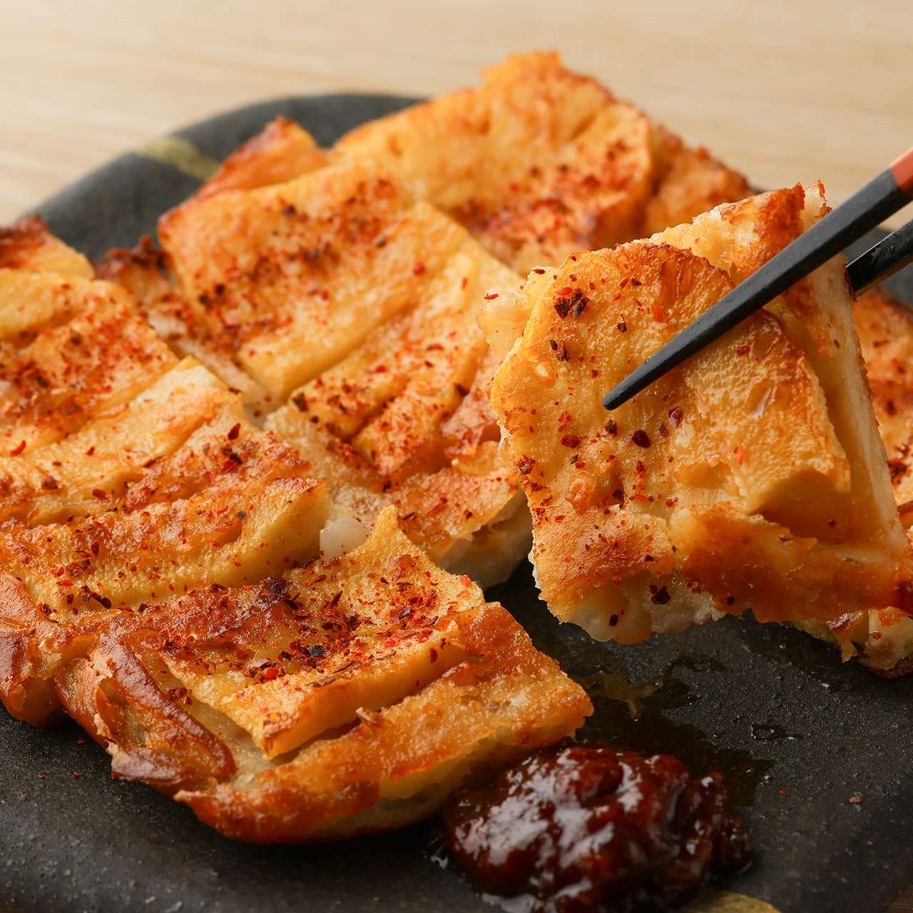 筍と新玉葱のチヂミ