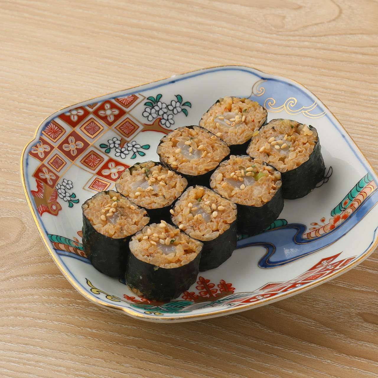 つぶ貝と茗荷味噌のアテ巻き