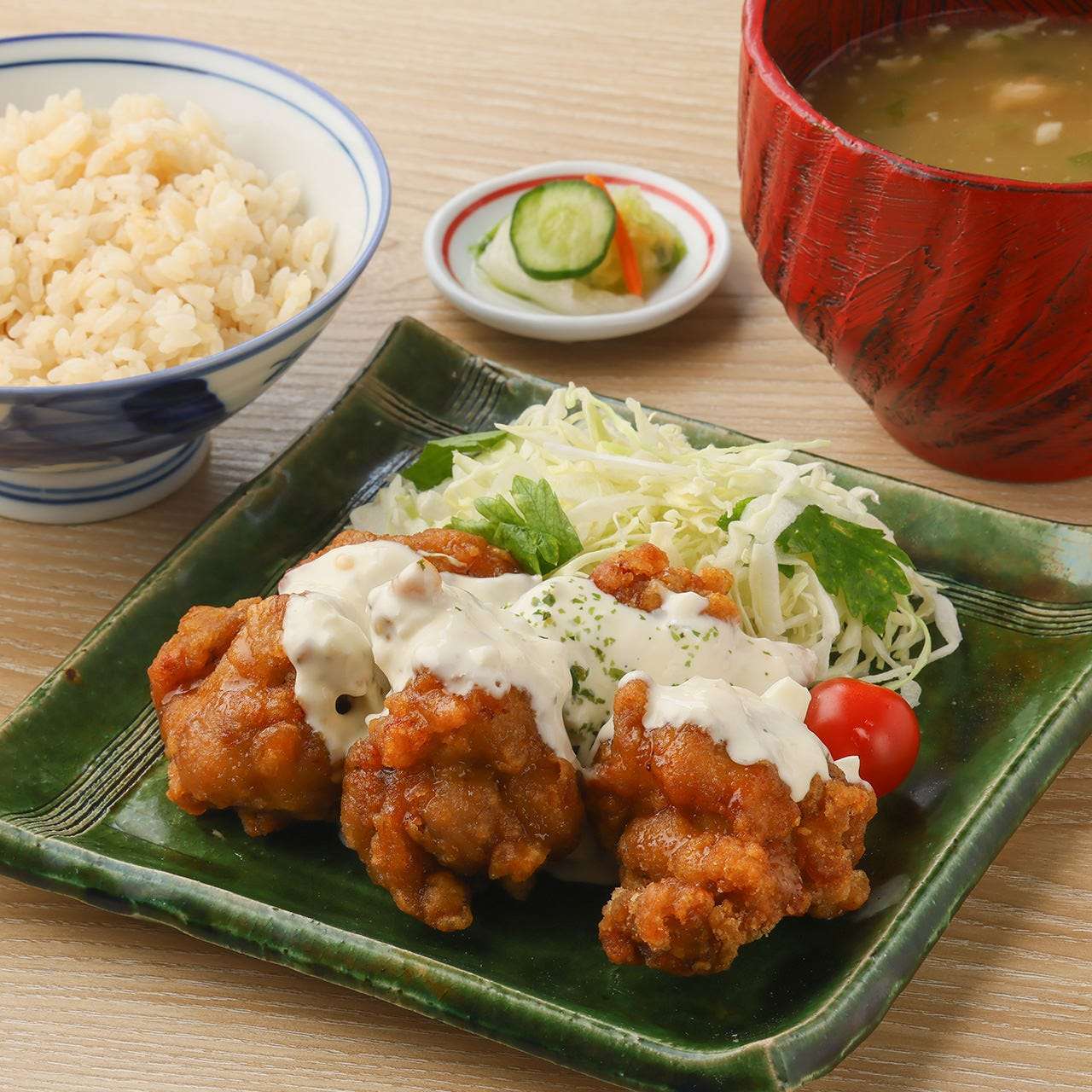 【鯛めし食べ放題付き】チキン南蛮膳