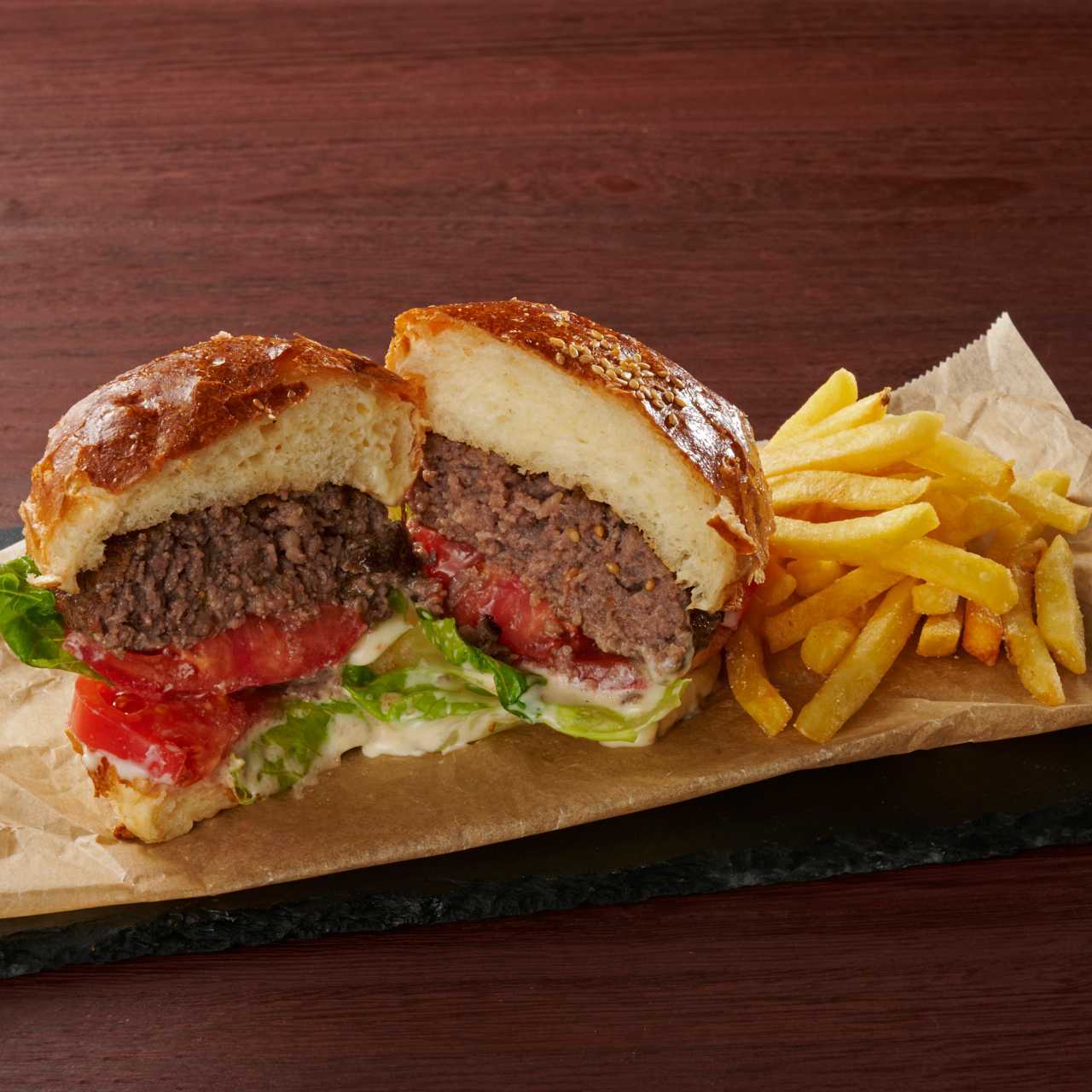 秋田牛チーズバーガー