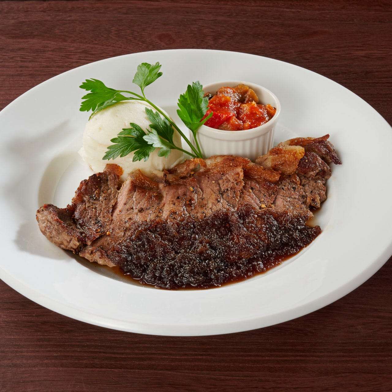 Beef sirloin steak