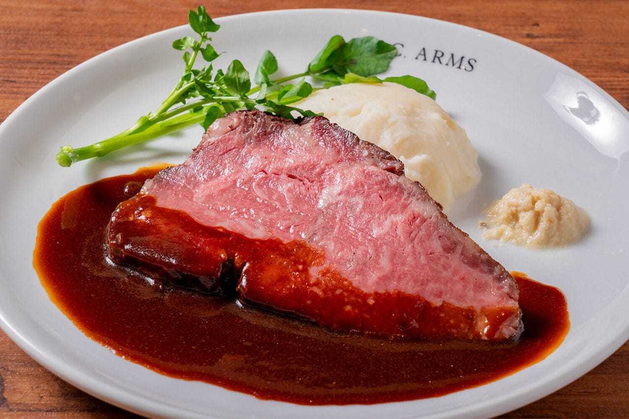 牛サーロインのローストビーフ