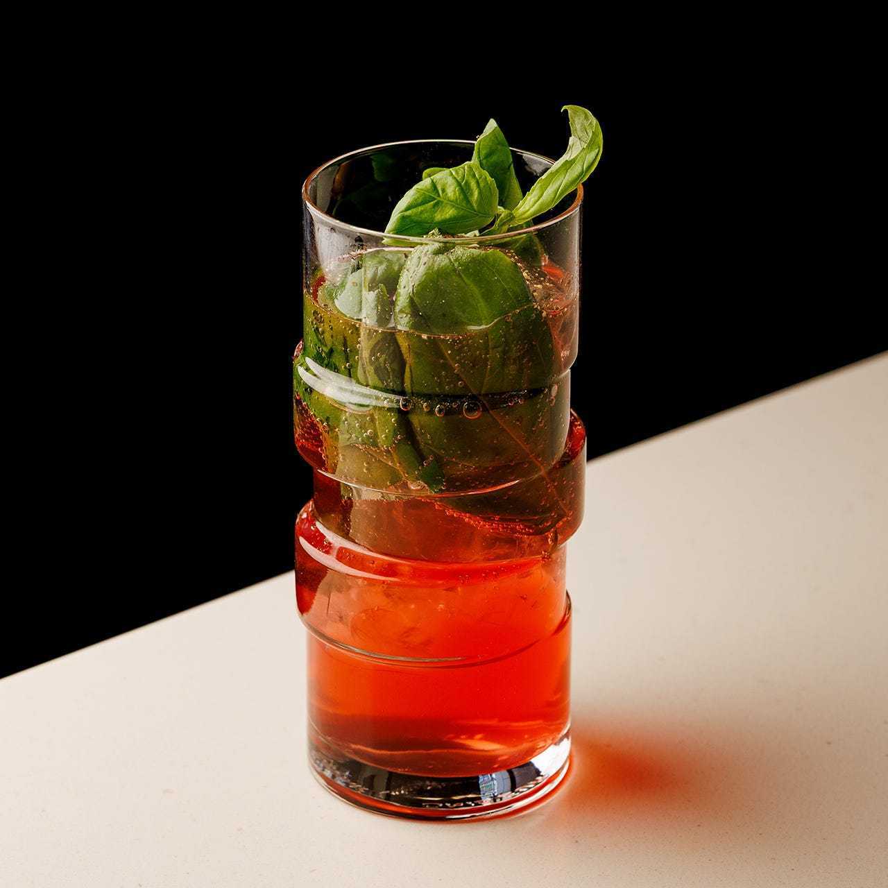 ベリーとバジルのスパイシースマッシュ