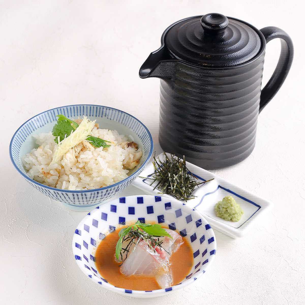[+300日圓]鯛魚茶泡飯套餐
