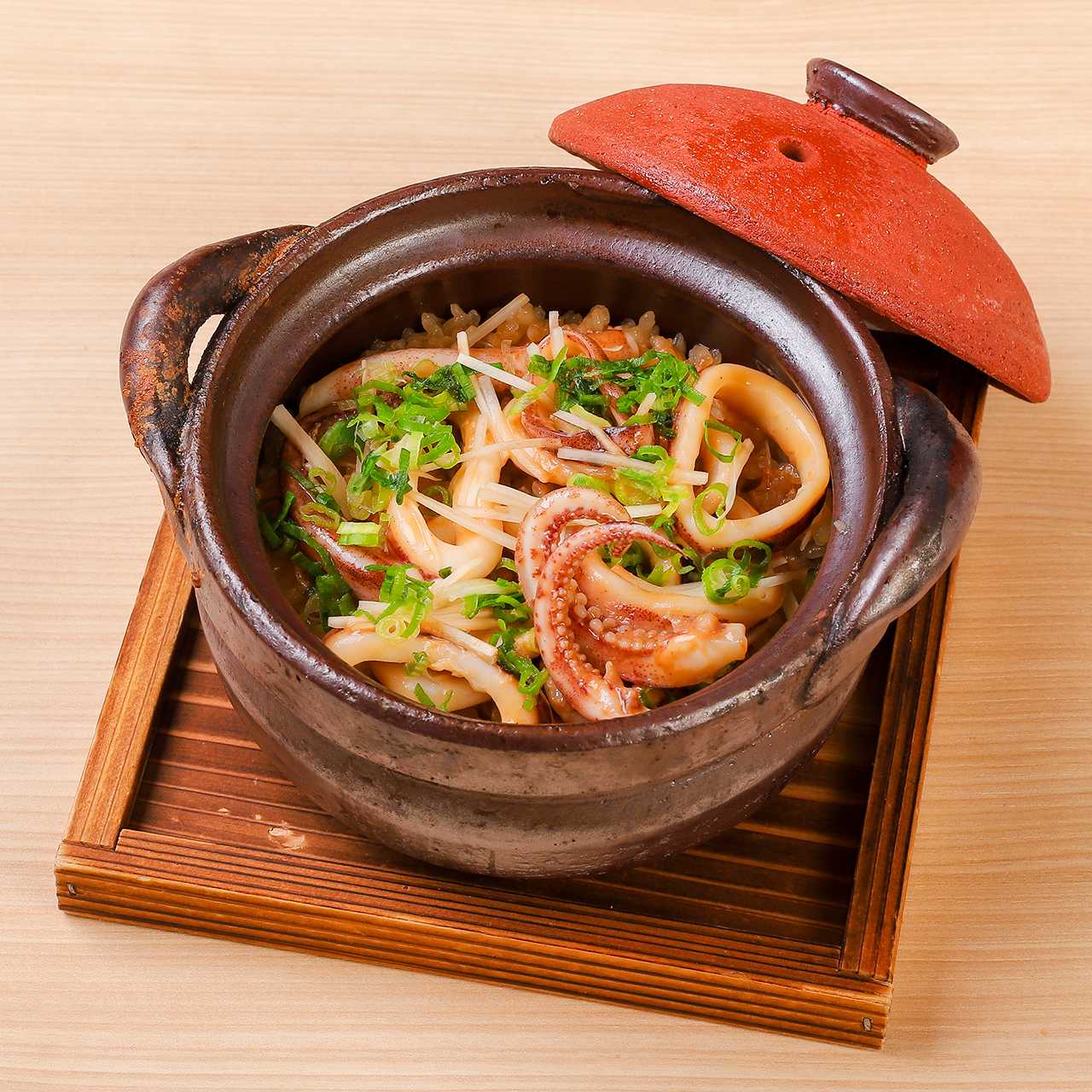 魷魚薑煲飯