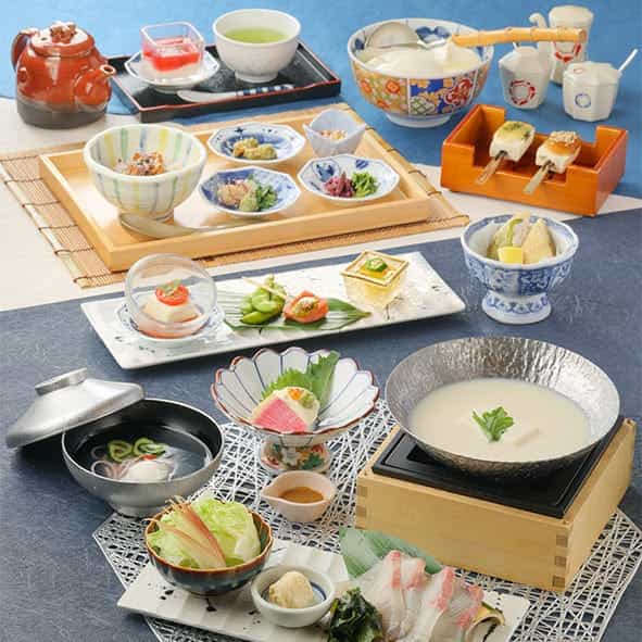 夏季八季懷石套餐「Ryou」享用關八和豆皮豆漿涮涮鍋懷石套餐