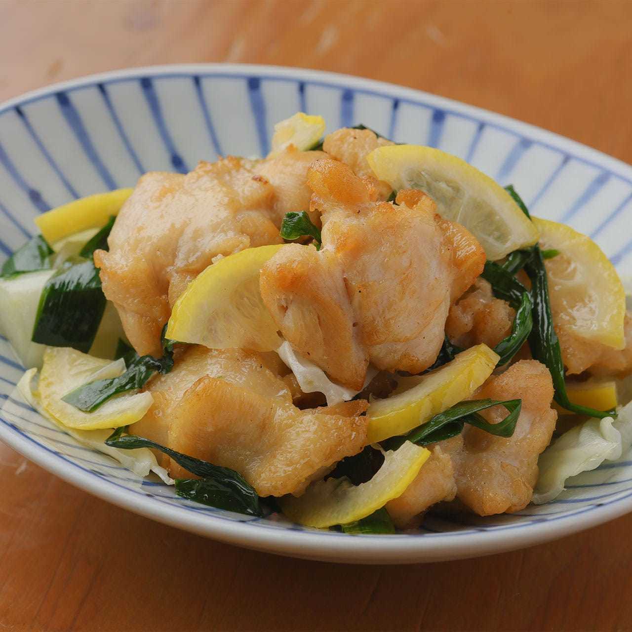 手羽トロレモン炒め