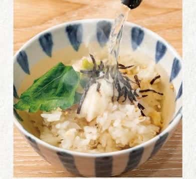 Sea bream broth chazuke