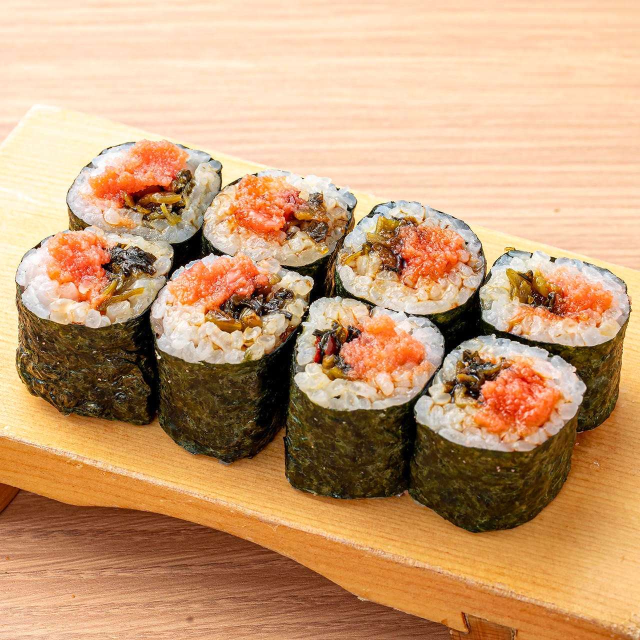 Mentaiko and Takana Roll