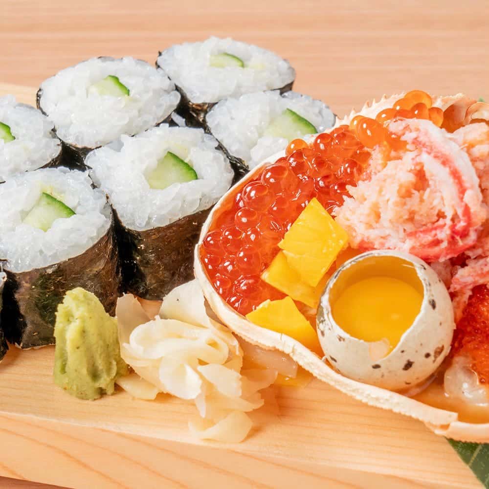 【NEW】蟹味噌・イクラのぶっかけ寿司