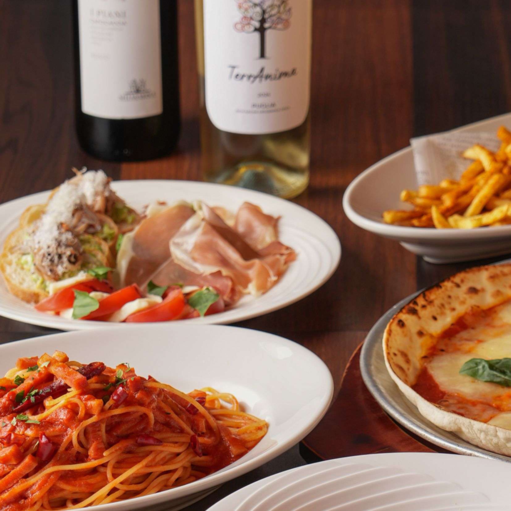 【平日限定】2.5時間飲み放題付4,000円　ランチコース