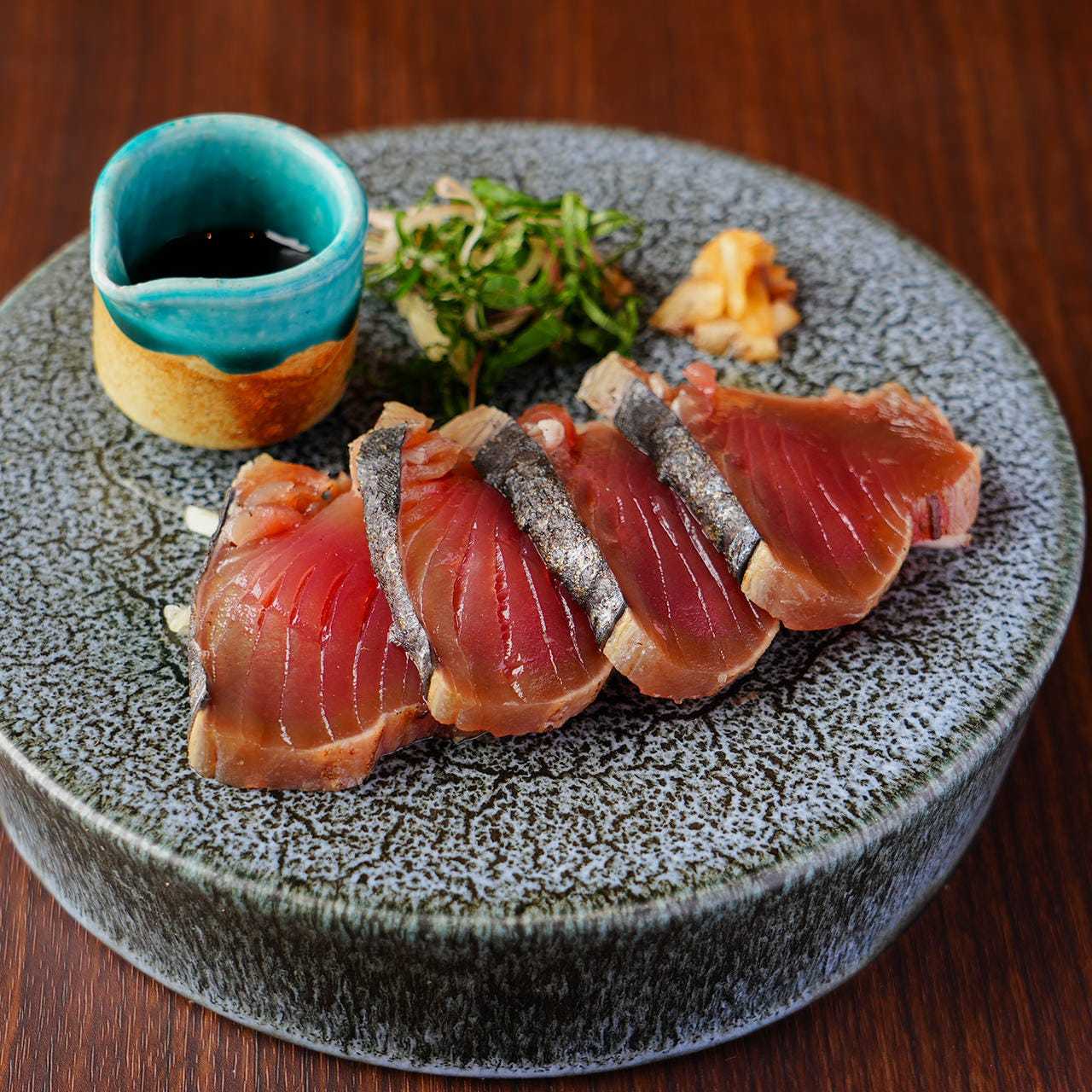 Seared bonito
