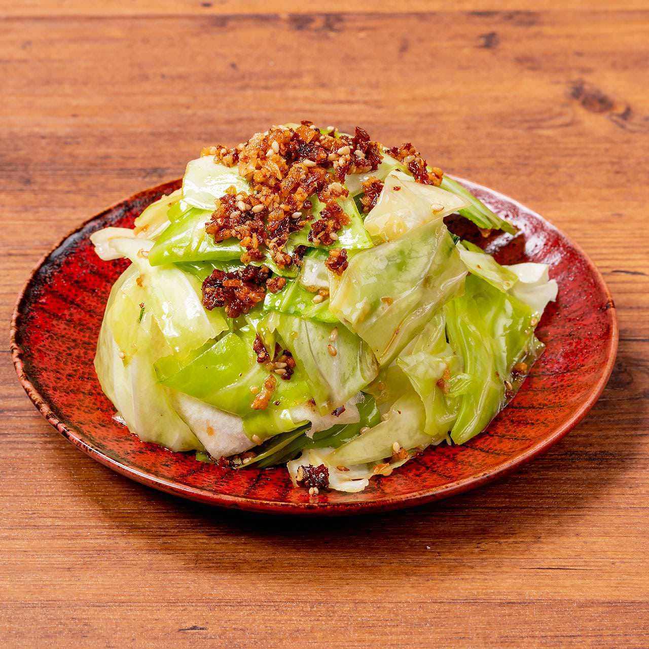 Crispy cabbage namul with soy sauce