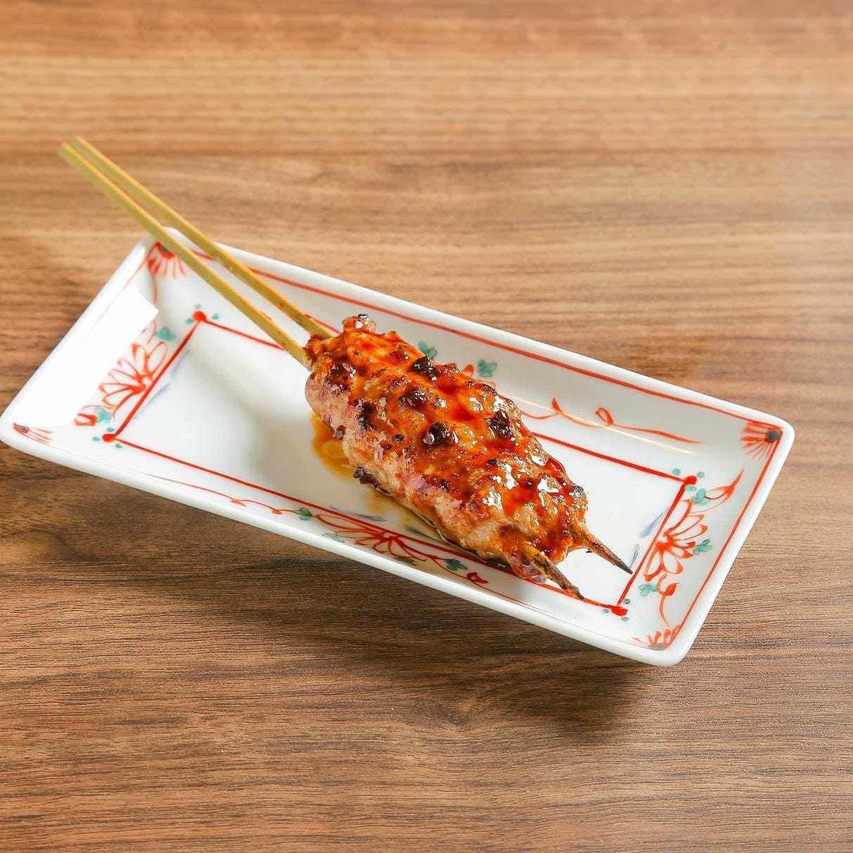 Raw duck meatballs