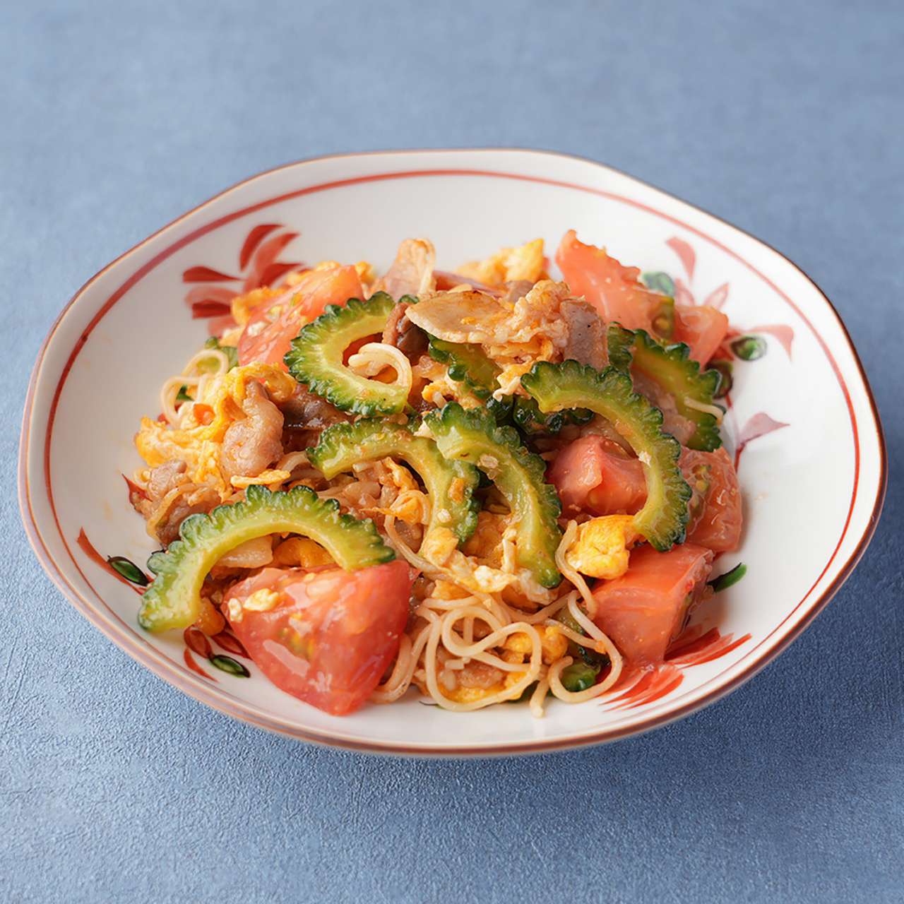 トマトそうめんチャンプル