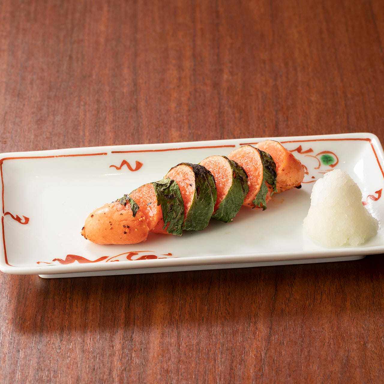 Grilled cod roe
