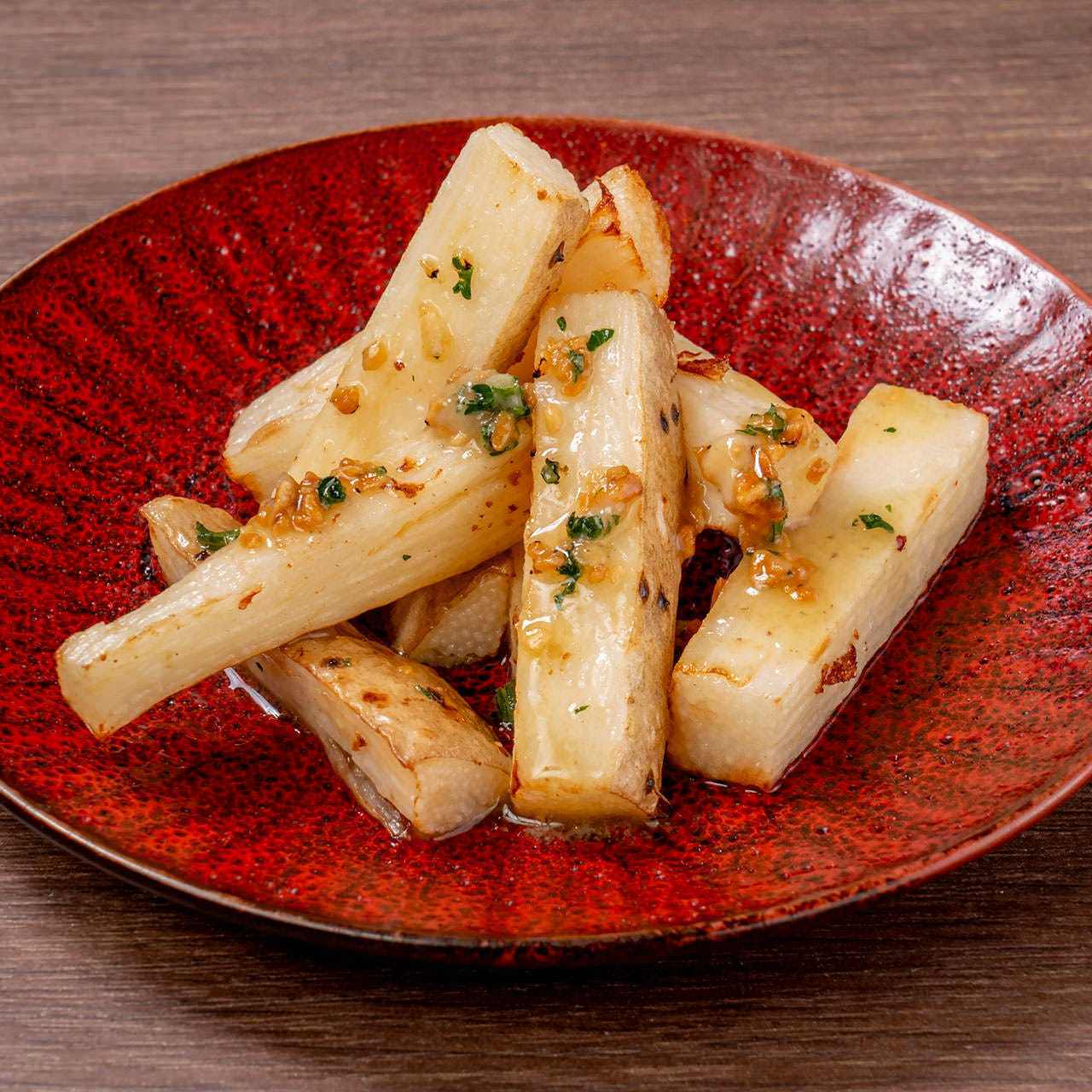 Grilled Yam with Anchovies