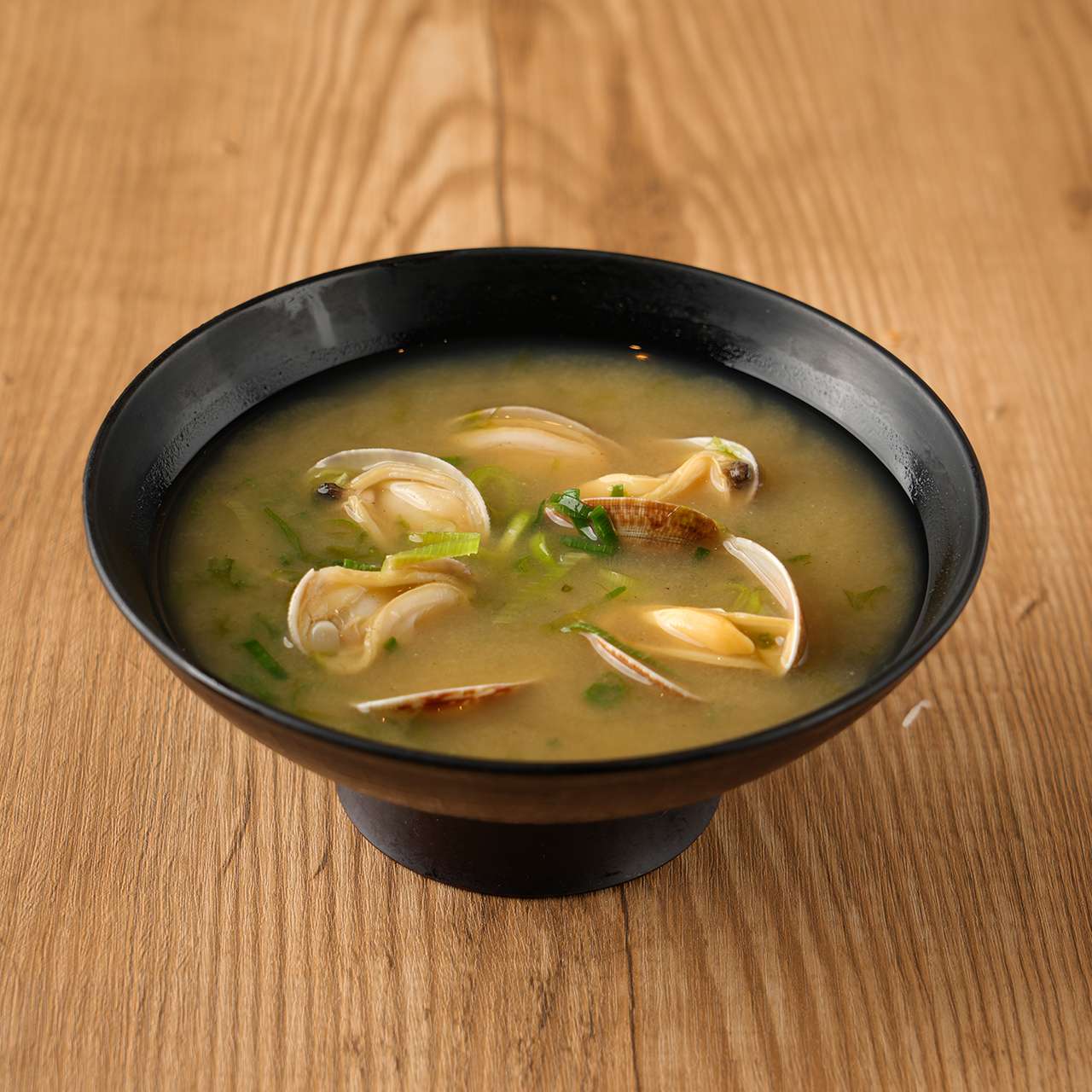 浅蜊と生海苔味噌汁