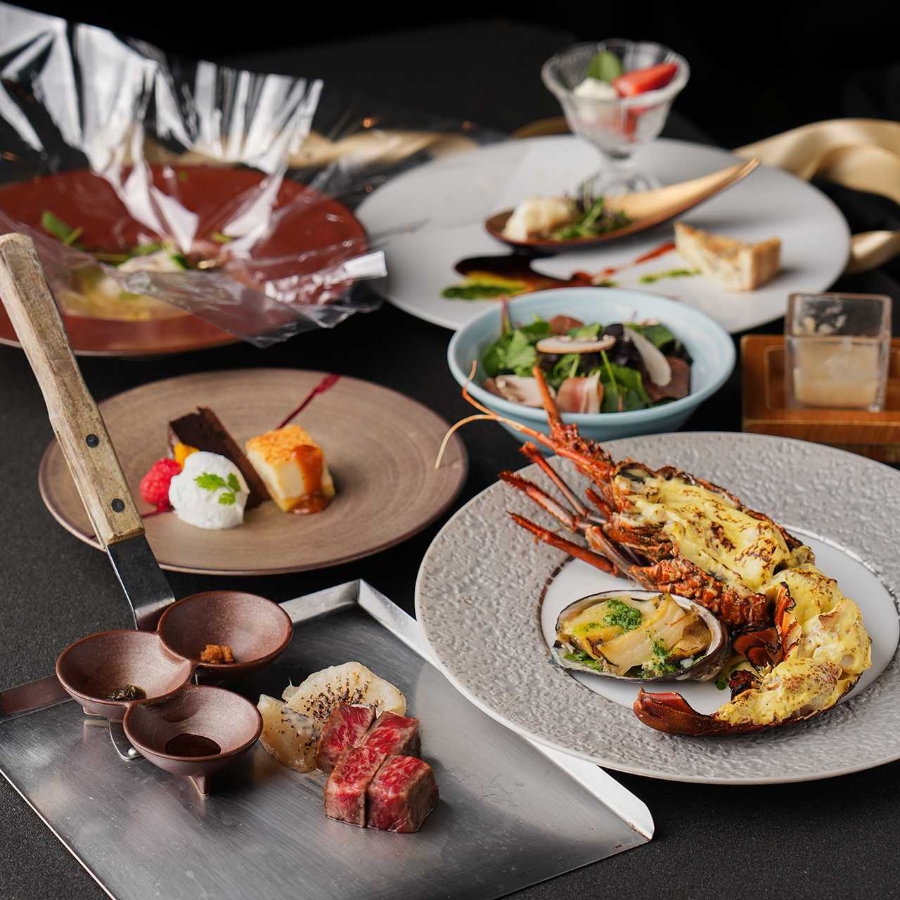 高層階からの夜景と共に愉しむクリスマスディナー♪