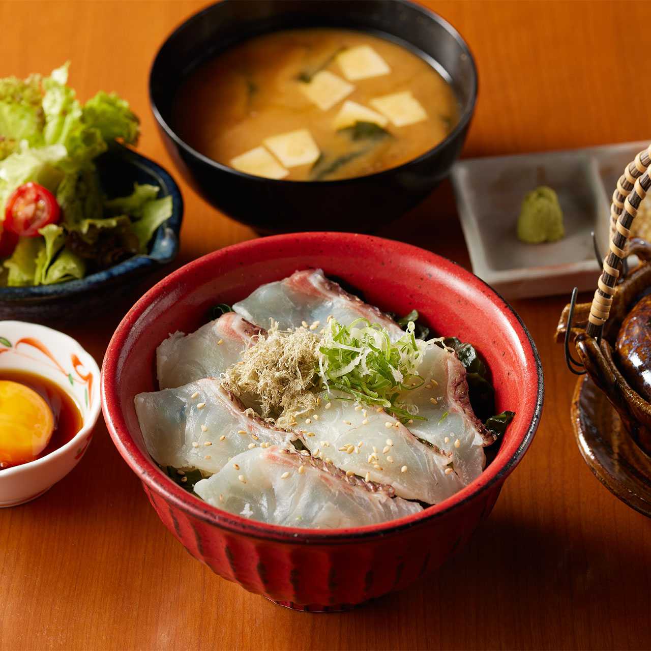真鯛の宇和島風鯛めし丼