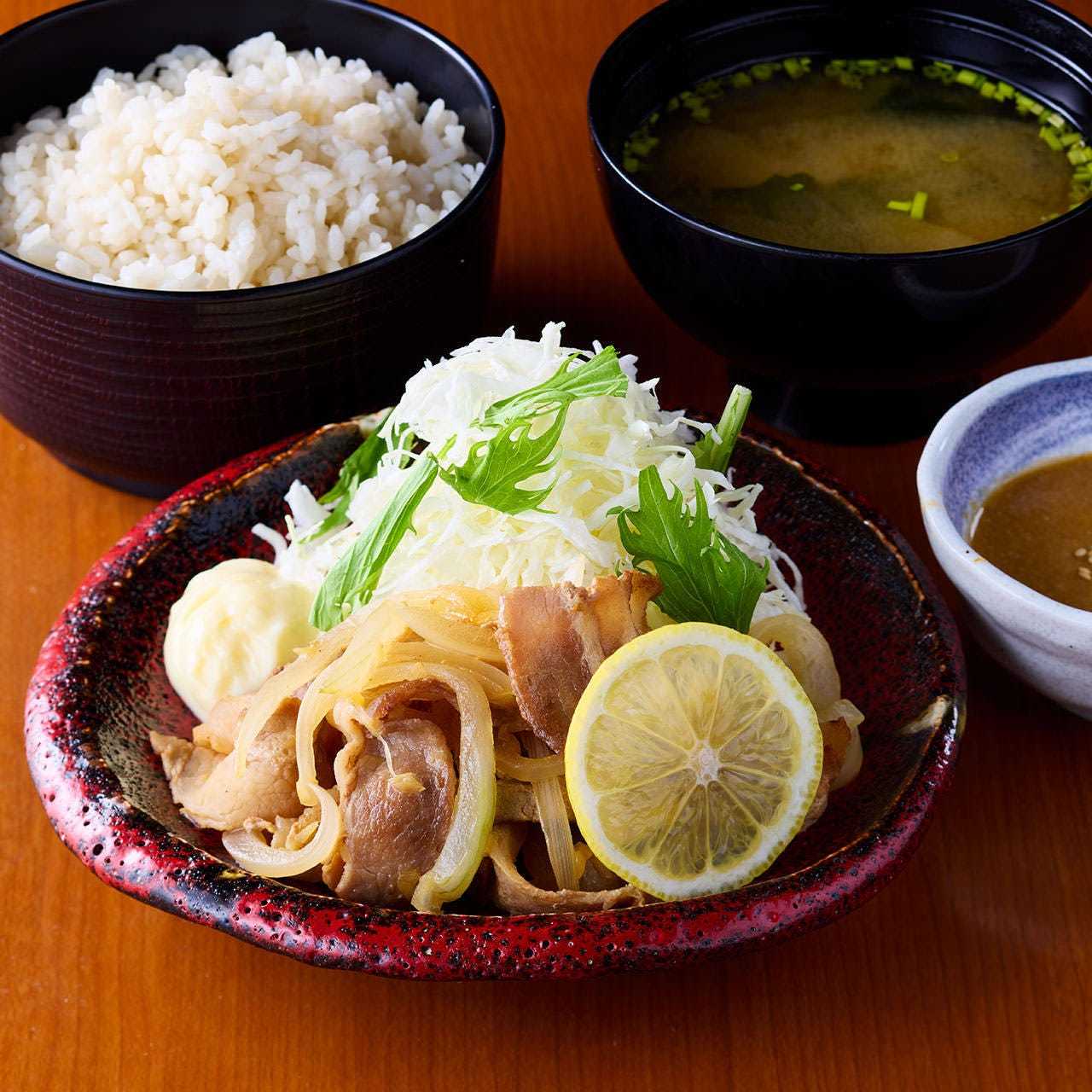 豚のレモン生姜焼き