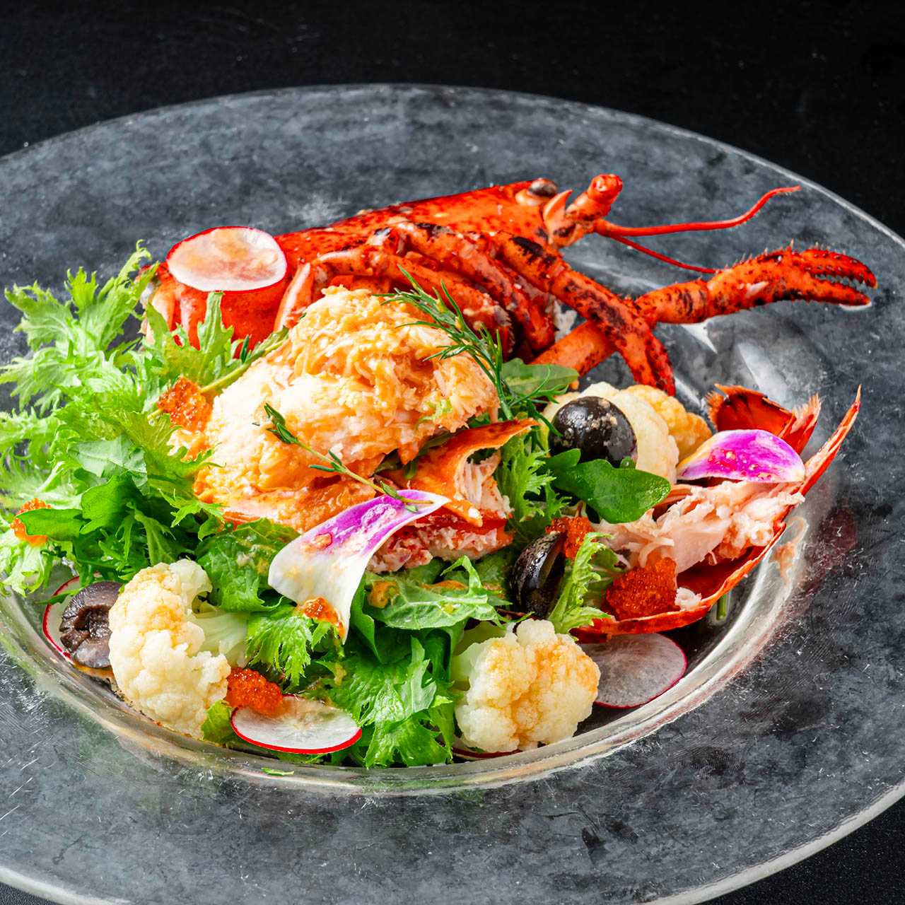 オマール海老のサラダ仕立て