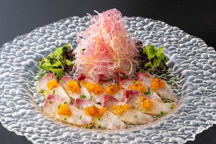 本日鮮魚のカルパッチョ