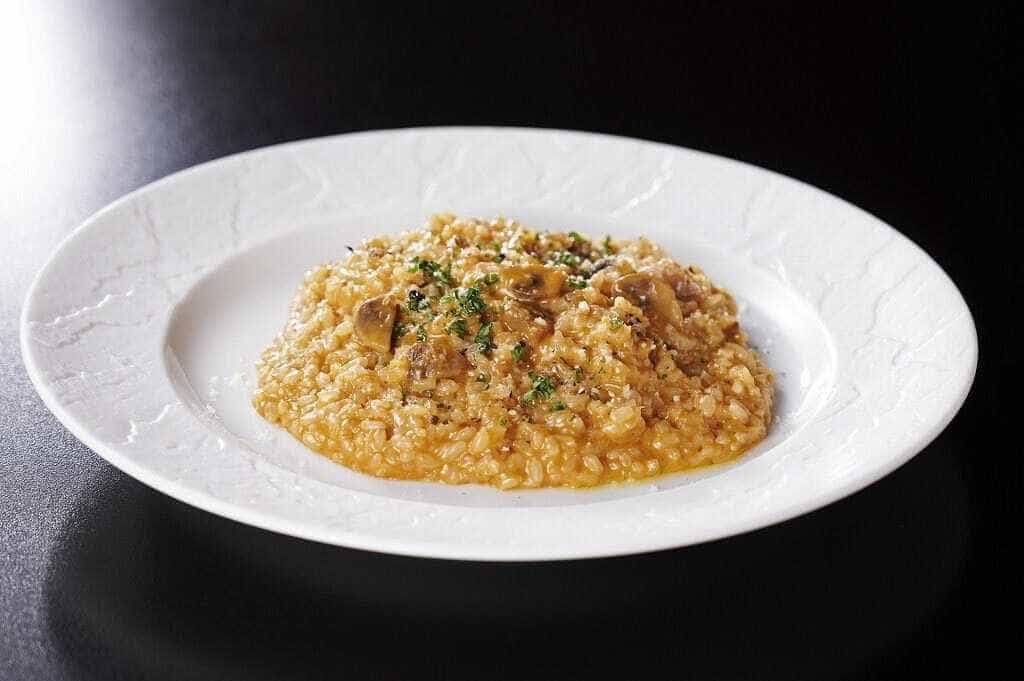 ポルチーニ茸と黒トリュフのリゾット