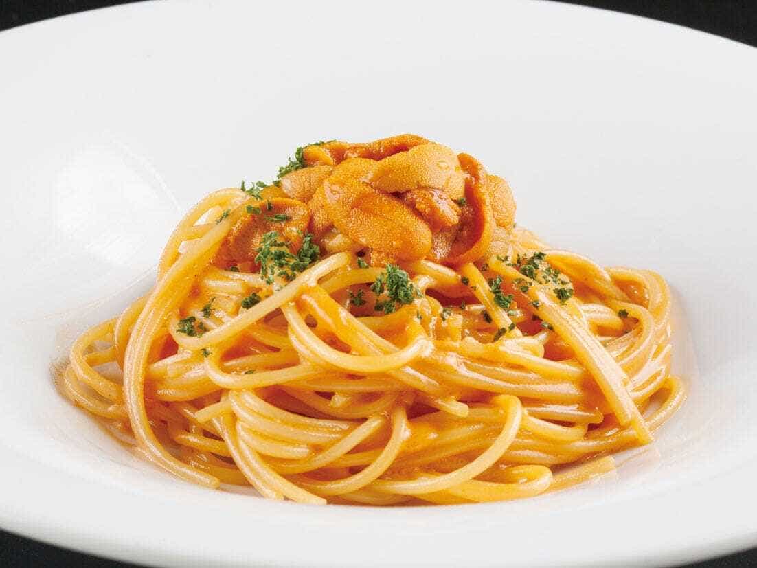 生うにたっぷりクリームパスタ