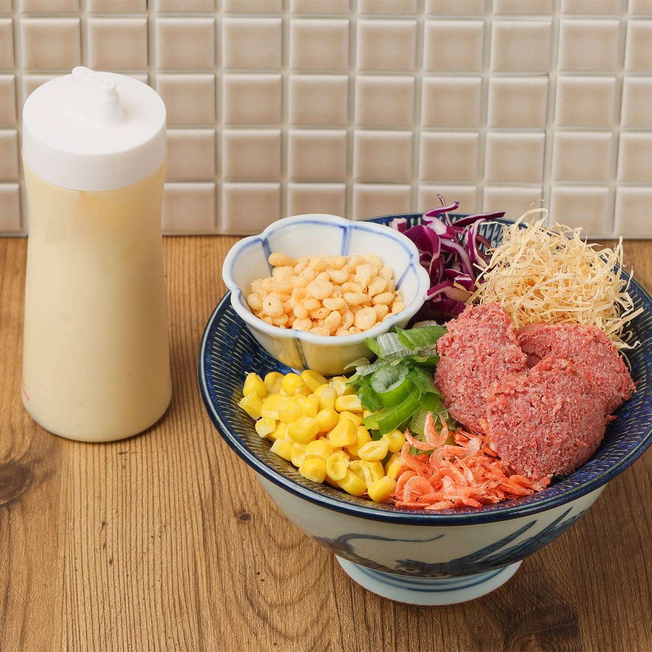 鹹牛肉蛋黃醬文字燒