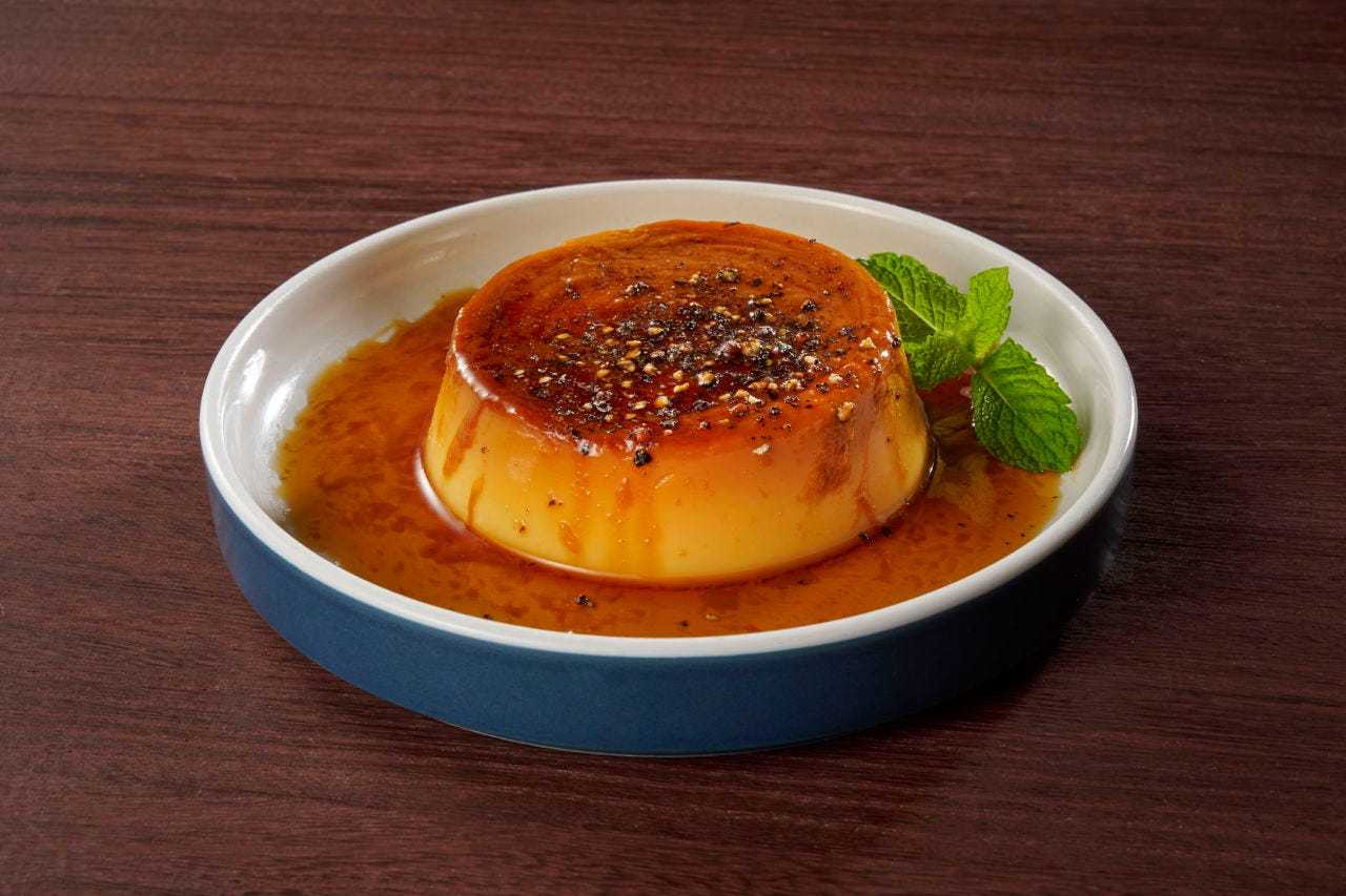 バーボン香るキャラメルプリン