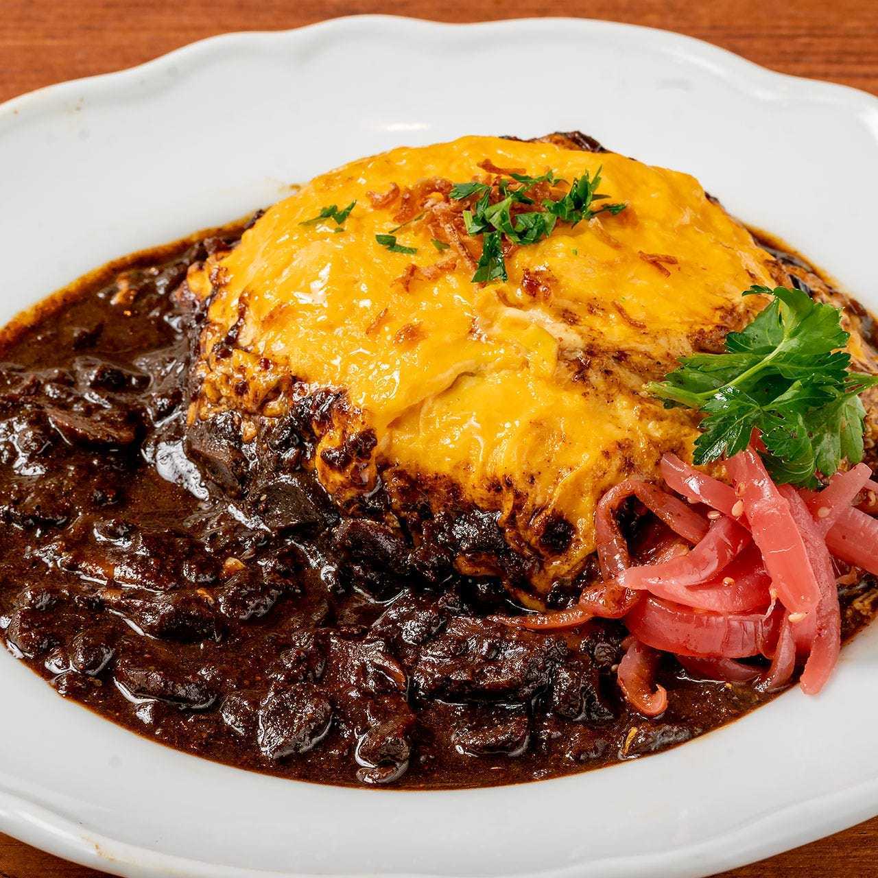 とろとろたまごのスパイシーオムカレー